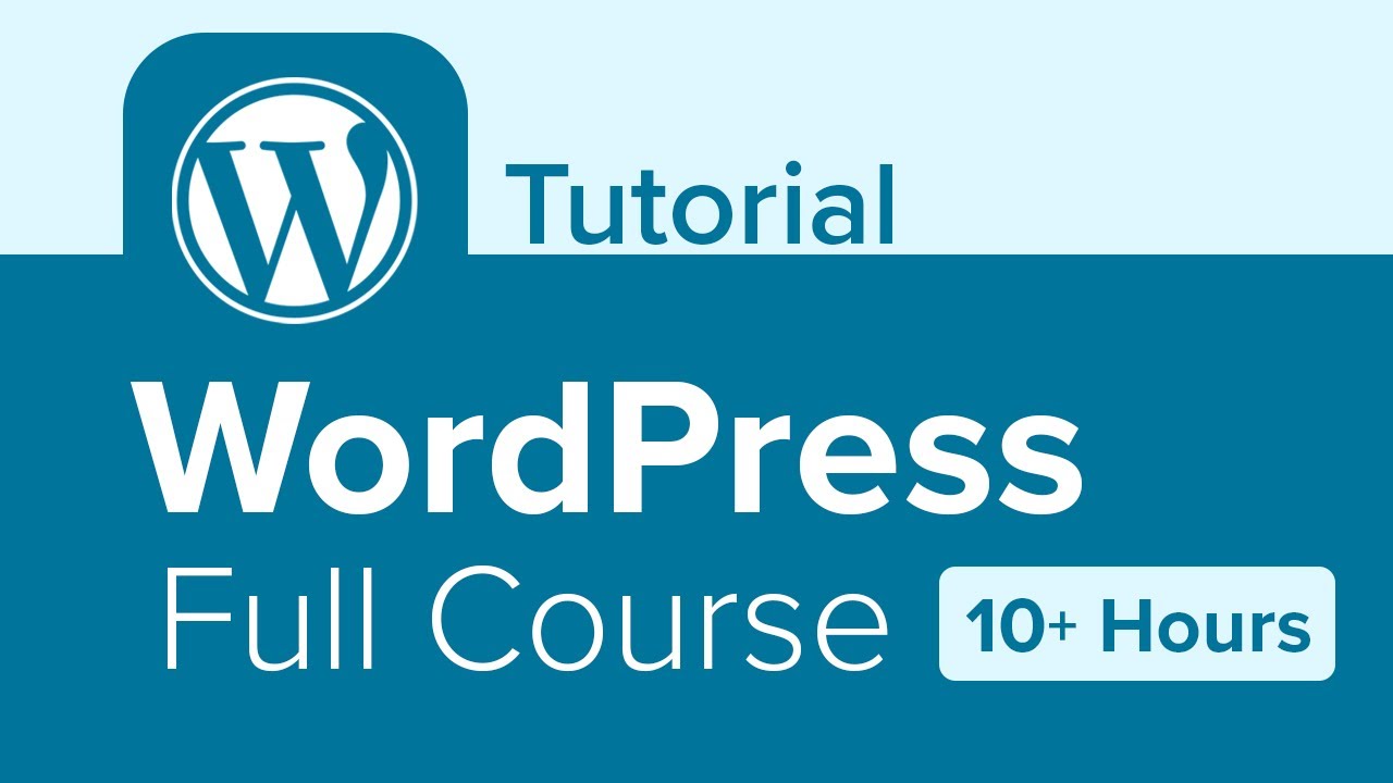 FREE Full WORDPRESS COURSE (URDU)